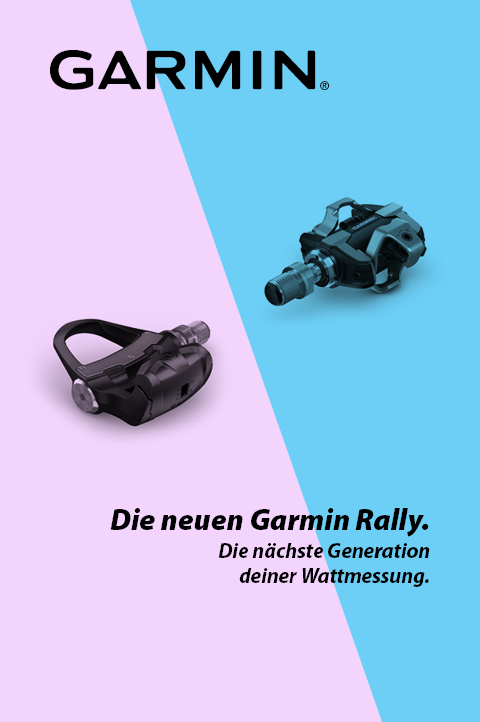 Auf dem Bild sind zwei unterschiedliche Fahrradpedale zu sehen. Der Hintergrund ist diagonal in Pink und Blau geteilt.