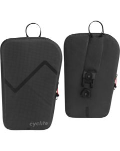 Cyclite Fork Bag 01 Set, 2 X 3,1 L Black