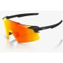 100% Aerocraft Brille, Soft Tact Black, Hiper Red Multilayer Mirror Lens Bild 1 thumbnail