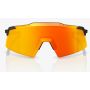 100% Aerocraft Brille, Soft Tact Black, Hiper Red Multilayer Mirror Lens Bild 4 thumbnail