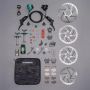 SRAM Maven Ultimate A1, 4 Kolben Bremse, Expert Kit, Black Teal Splatter Bild 2 thumbnail
