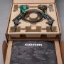 SRAM Maven Ultimate A1, 4 Kolben Bremse, Expert Kit, Black Teal Splatter Bild 4 thumbnail
