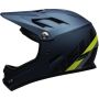 Bell Sanction Fullface Helm Matte Blue Hi Viz Bild 3 thumbnail