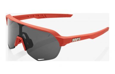 100% S2 Brille, Soft Tact Coral, Smoke Lense