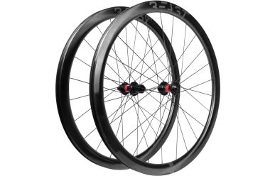 Beast RX40 Rennrad Laufradsatz UD Black, DT Swiss 240s Disc Center Lock Shimano HG, 28", VR 12x100mm, HR 12x142mm