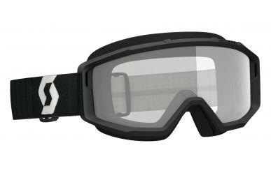 Scott Primal Clear Goggle, Enduro Brille Glas Clear Rahmen Black Grey