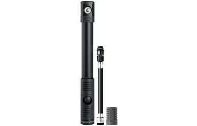 CrankBrothers Klic HP Handpumpe/CO2-Pumpe inkl. Rahenhalter Midnight Edition Black
