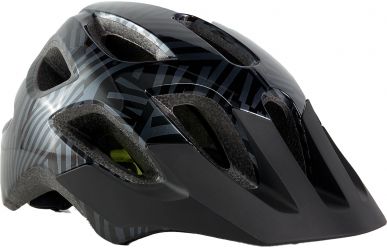 Bontrager Tyro Youth Fahrradhelm Black Radioactive Yellow