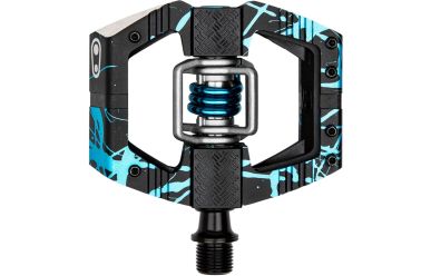 CrankBrothers Mallet Enduro LS Enduro Klickpedal, Splatter Limited Edition Black Blue