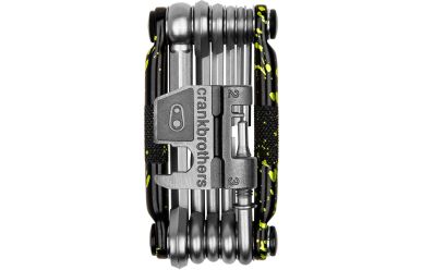 CrankBrothers Minitool 17 Multifunktionswerkzeug Splatter Limited Edition Black Green