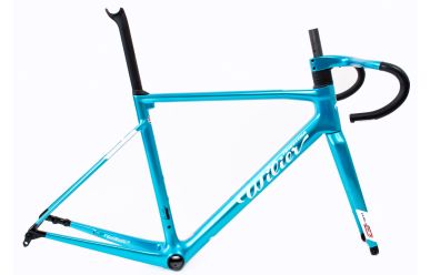 Wilier 0 SLR Frameset, 0Bar 420x100, Infinitamente Astana Blue White, M