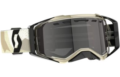 Scott Prospect Enduro LS Goggle Brille, Camo Beige Black, Light Sensitive Grey