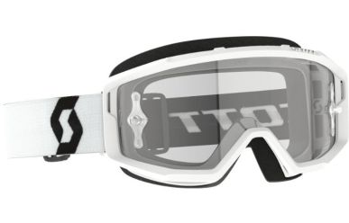 Scott Primal Enduro Goggle, White, Clear