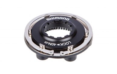 Shimano I-SMRTAD10 Bremsscheibenadapter 6-Loch Bremsscheibe auf Center Lock Nabe