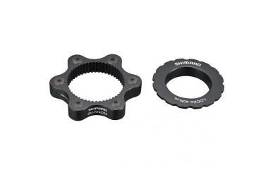 Shimano SM-RTAD05 Befestigung einer 6-Loch-Bremsscheibe auf eine Nabe mit Center-Lock-Aufnahme