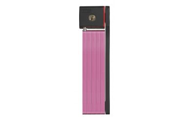 Abus uGrip Bordo 5700 Faltschloss 80cm mit Schlüssel pink