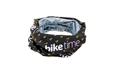 biketime Buff multifunktionaltes Hals-, Kopftuch Black Race Team Green