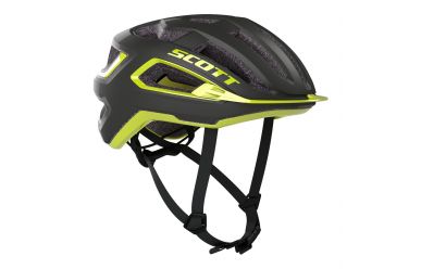 Scott Arx Plus Helm Dark Grey Radium Yellow