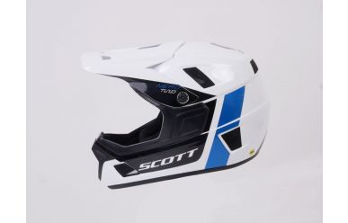 Scott Nero Plus Full Face Helm Snow White