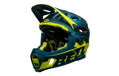 Bell Super DH Spherical Mips Fullface Helm Matte Gloss Blue Hi-Vis