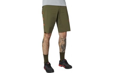 Fox Racing FLEXAIR Short no Liner Men Olive Green