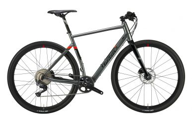 Wilier Triestina Hybrid Flatbar Mahle X35+ Shimano 105 2x11, NDR28AC, Grey Black Gloss