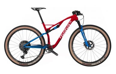 Wilier Urta SLR Sram Eagle XX1 1x12, Miche K1 Carbon Wheels, Red Blue Glossy