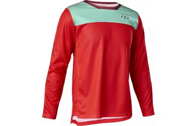 Fox Racing Defend LS Jersey Moth Youth Flow Red