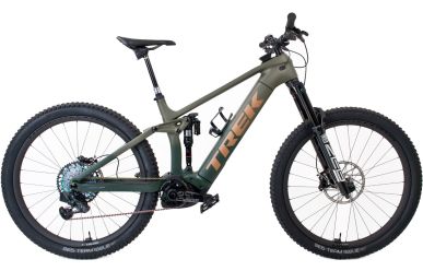 Trek Rail 9.9 Sram XX1 Eagle AXS, Olive Gray British Racing Green Old Style Gold