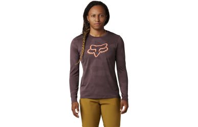 Fox Racing Ranger Tru Dri LS Jersey Women Dark Maroon