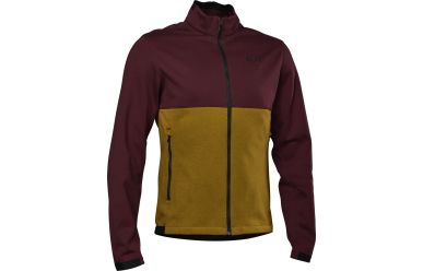 Fox Racing Ranger Fire Fleece Crew Jacke Dark Maroon