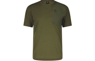 Scott Dri Pocket T-Shirt Fir Green