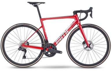 BMC Teammachine SLR One, Shimano Ultegra Di2, Prisma Red Brushed Alloy