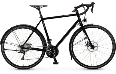 VSF fahrradmanufaktur T-Randonneur Sport, Shimano Sora 27-Gang, Ebony Matt, Diamant