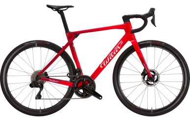 Wilier Granturismo SLR, Shimano Dura Ace Di2, SLR38 Wheels, Faded Red White Glossy