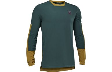 Fox Racing Defend Langarm Thermal Jersey Emerald