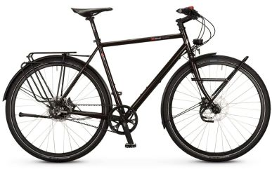 VSF fahrradmanufaktur T-1987, Rohloff 14 Gang Gates, Rosso Glänzend, Diamant