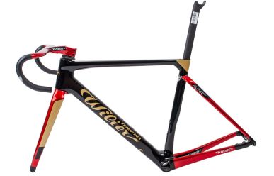 Wilier Filante SLR Frameset, FilanteBar 420x101, Infinitamente Schwarz Gold Rot Glossy