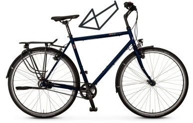 VSF fahrradmanufaktur T-300 Shimano Alfine 8, Riemenantrieb, MY23 Midnight Glänzend, Anglais