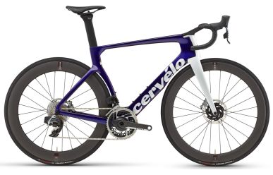 Cervelo S5 SRAM Red Etap AXS mit Powermeter, Sapphire Ice