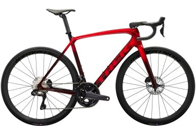 Trek Emonda SLR 7 Disc Shimano Ultegra Di2, Metallic Red Smoke to Red Carbon Smoke