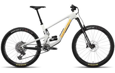 Santa Cruz Bronson 4.1 CC, Sram X0 Transmission, Gloss Chalk White, Mullet