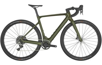 Scott Solace Gravel eRide 30, Sram Rival 1, Prism Olive Grün