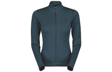 Scott Gravel Warm Merino Shirt Langarm, Women, Aruba Green