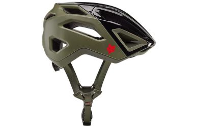 Fox Racing Crossframe Pro Mips MTB Helm, Olivgrün