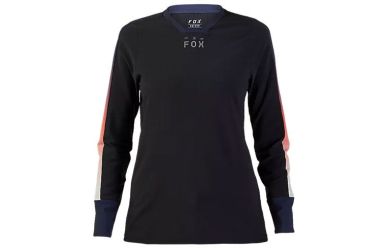 Fox Racing Defend Thermal Lunar Langarm Jersey Women, Schwarz