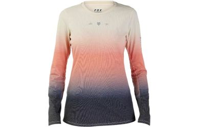 Fox Racing Ranger Drirelease Lunar Langarm Jersey Women, Knochenweiss