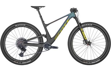 Scott Spark RC World Cup TR, SRAM X0 AXS Transmission, Prism Purple Green Radium Yellow
