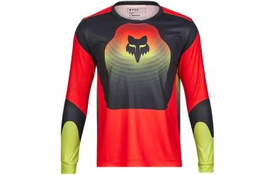 Fox Racing Ranger Revise Jersey Youth, Rot Gelb