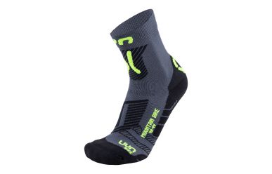 UYN Cycling MTB Man Socks Anthracite Yellow Fluid